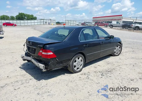 2005 Lexus Ls 430 from USA, damaged, VIN JTHBN36F950176347